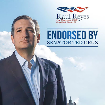 Senator Ted Cruz Endorses Raul Reyes Jr, TX23