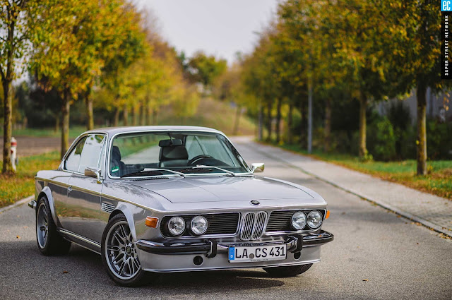 1990s BMW M5 E39 with an original 1970s BMW CS Coupe E9 body by MKO