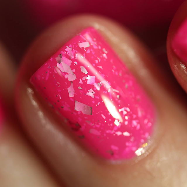 Celanaste The Pink Panther swatch nail polish