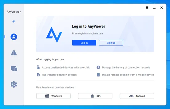 AnyViewer Free Laptop Remote Control Software
