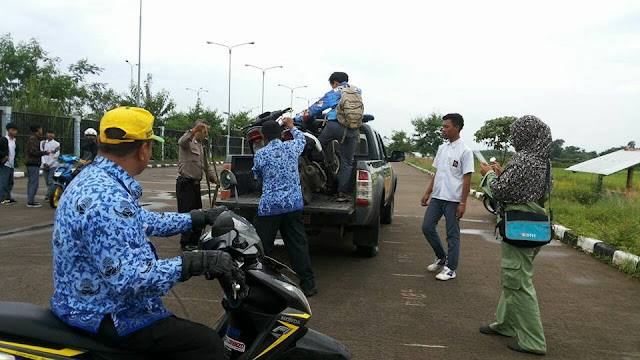 Polsek Gedebage dan Linmas Rancanumpang Razia Balap Liar di Area Stadion GBLA