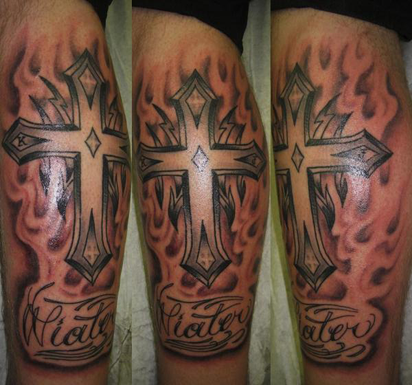 Tribal Cross Tattoos