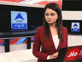 Beautiful Indian TV News Reporter Pic, lovely Indian TV News Reporter Pic