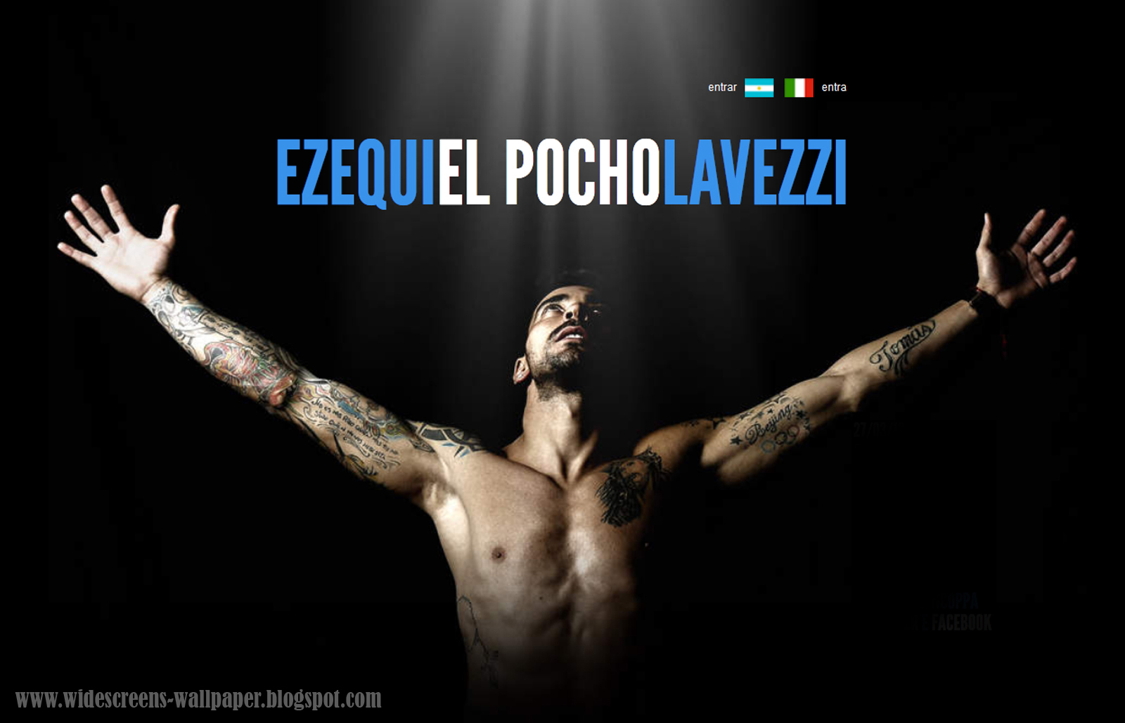 Widescreens Wallpaper Ezequiel Lavezzi Ssc Napoli Wallpaper