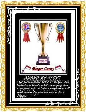 Gambar yang: Award My Story dari Bloger Caruy