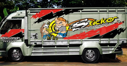 Stiker Mobil Truk - Stiker Truk