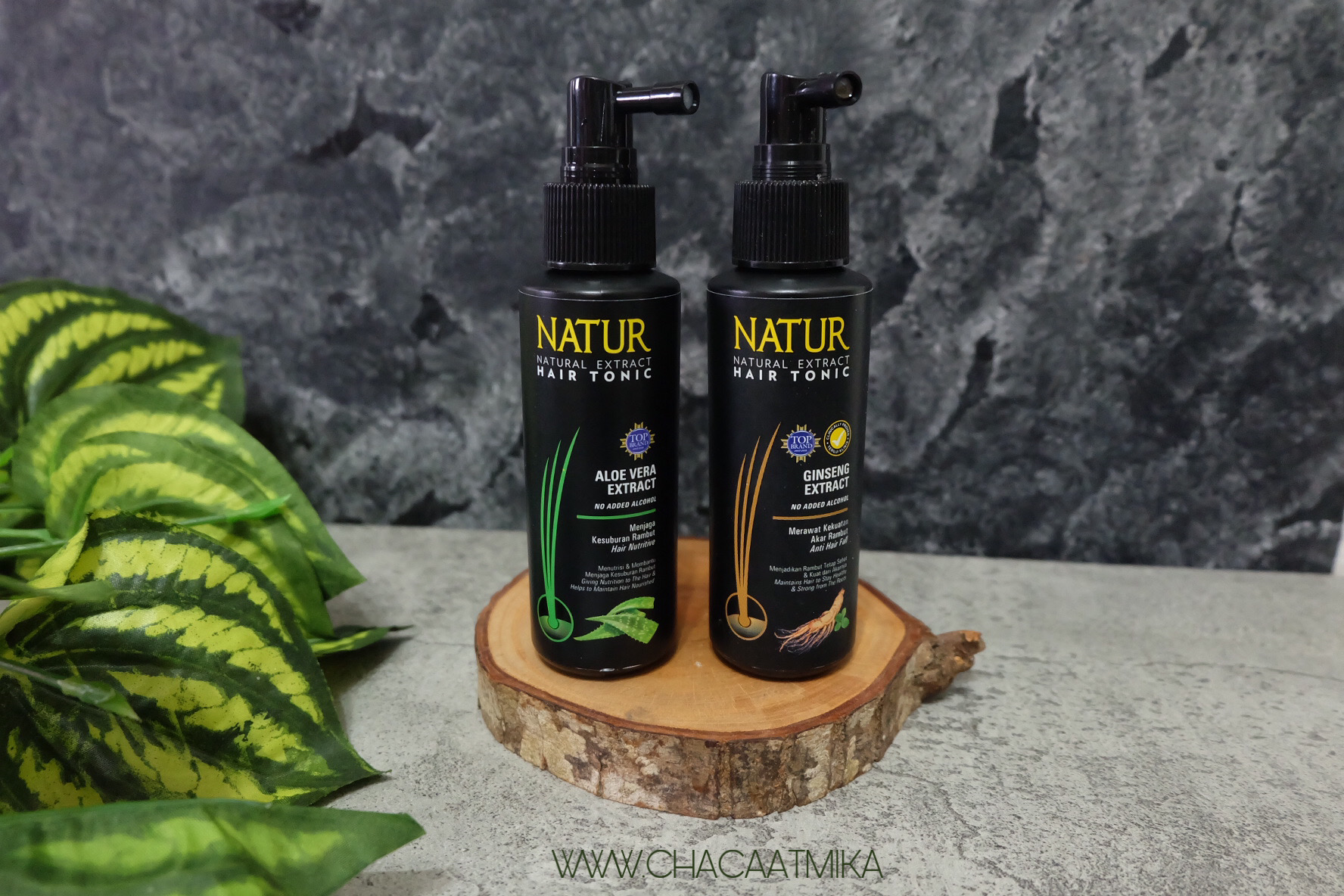 NATUR Hair Tonic Aloe Vera dan Ginseng