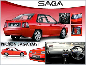 Model Kereta Proton Saga LMST