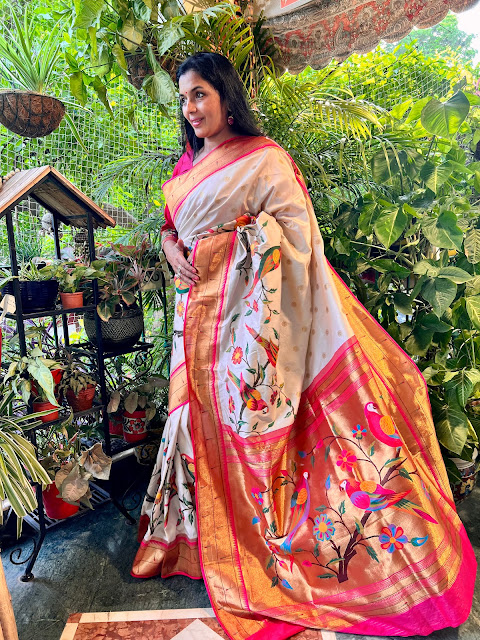 Banarasi silk paithani saree