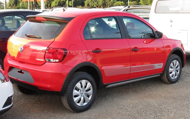 VW Gol Track 2014 Vermelho