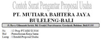 Contoh Surat Proposal usaha / Bisnis