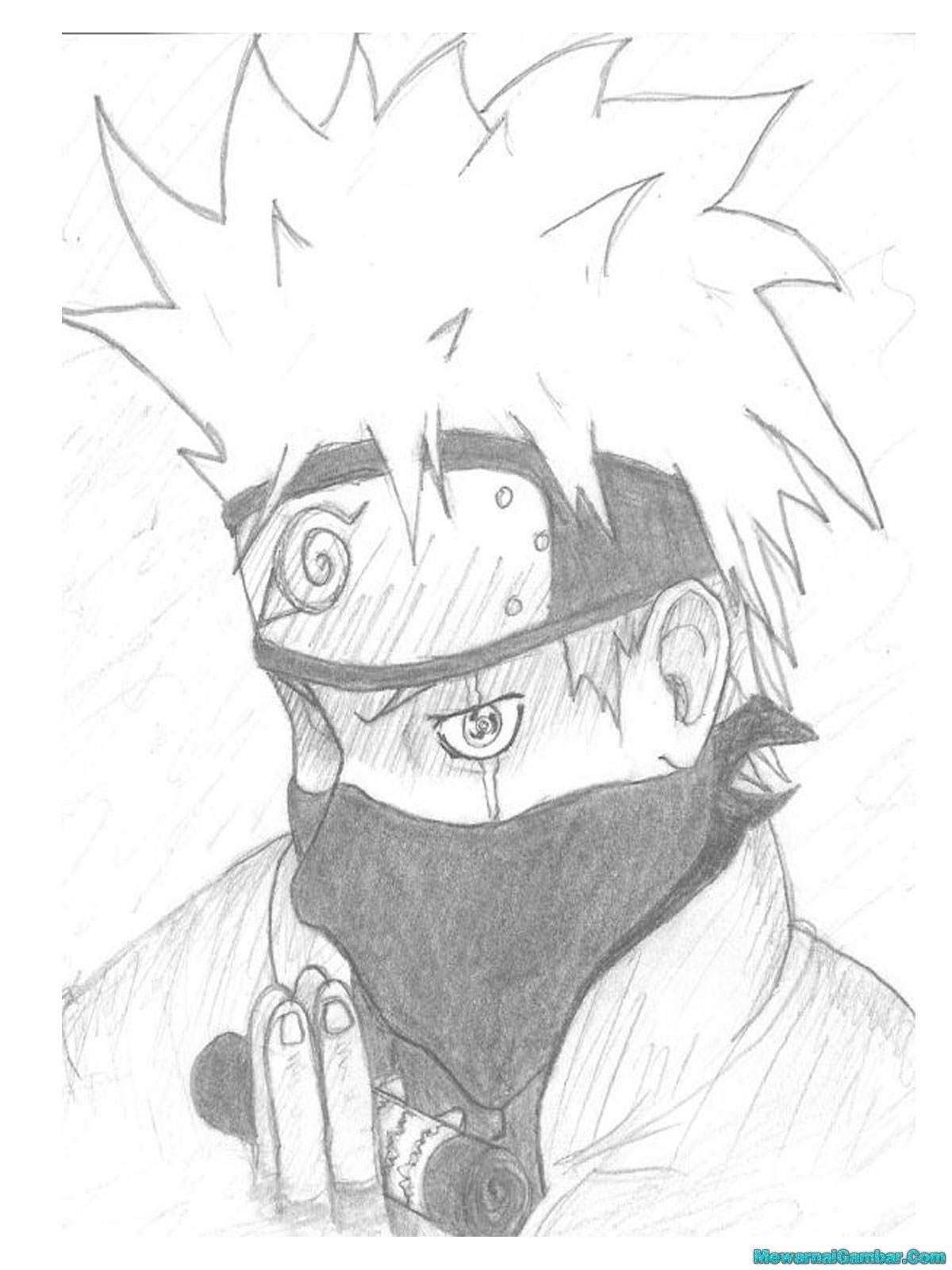 Mewarnai Gambar Kakashi Mewarnai Gambar