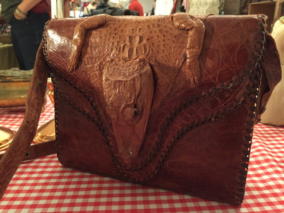 ALLIGATOR PURSE - Genuine Real 1940's / 1950's Vintage - clothing &  accessories - by owner - apparel sale - craigslist