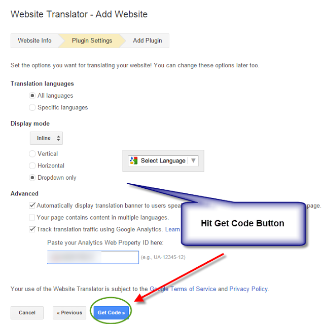 Add A Google Translate Widget To Your Blogger Blog