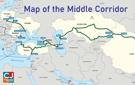 Map of the Middle Corridor