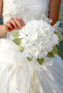 white wedding flower