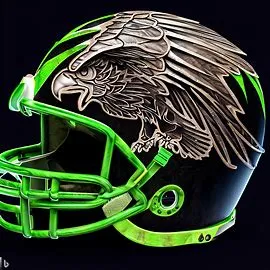 North Texas Mean Green College Football Concept Helmets and Art.