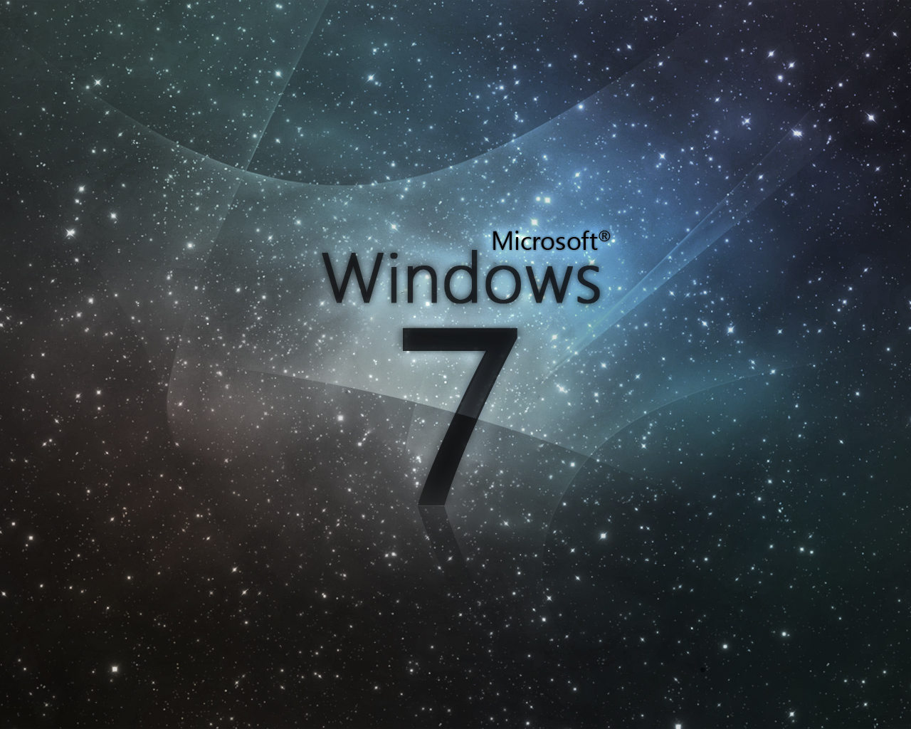 black windows 7 wallpaper 