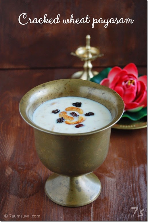 Cracked wheat payasam