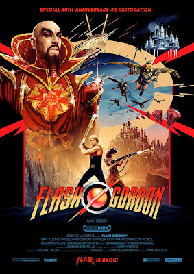 Flash Gordon 40th Anniversary Movie Poster by Matt Ferguson x Vice Press