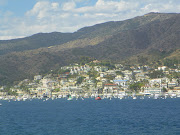 Approaching the port of Avalon on Catalina Island.
