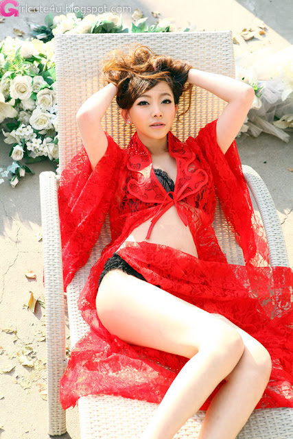 4 Charming red-very cute asian girl-girlcute4u.blogspot.com