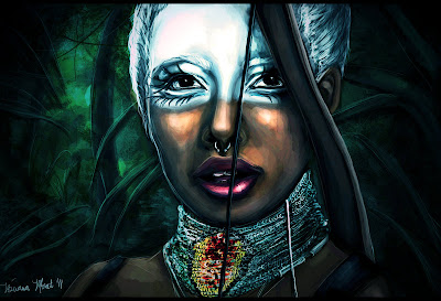 kelis tribal art - fantasy art digital kelis