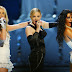 2000s music: MTV music awards con Britney Spears, Madonna e Christina Aguilera