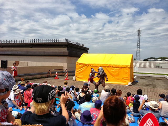 こしがや田んぼアート2013ウルトラマン（納涼祭）