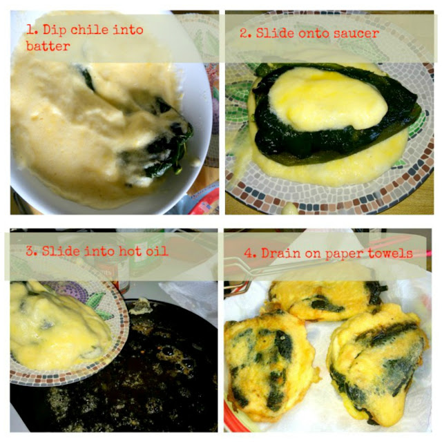 Gluten Free Chile Rellenos with Cheese Favorite Family Recipes cooking
