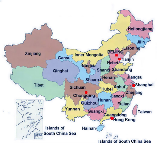 Map China