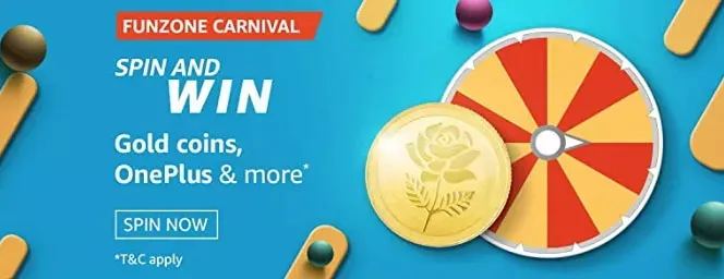 Amazon FunZone Carnival Spin and Win