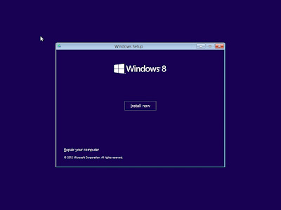 Cara Mudah Install Windows 8 Pro Lengkap dengan Gambar