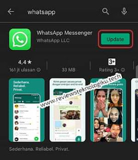 update whatsapp di google play store