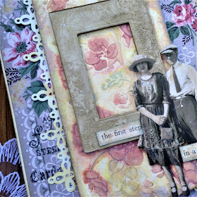 Sara Emily Barker http://sarascloset1.blogspot.com/ Baseboard Frames Mixed Media Card Tim Holtz 4