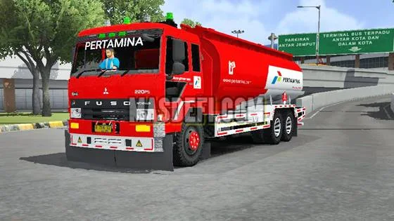 Mod Bussid Fuso TG Tronton Tangki Pertamina