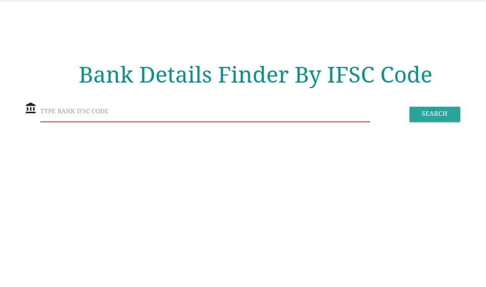 Bank Details Finder Via IFSC Code - Premium Tools Script For Free Download.