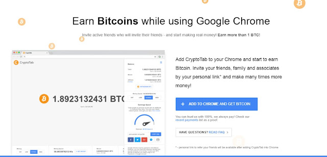 Earn Bitcoins While Using Google Chrome - 