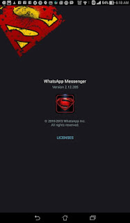 Gratis Download Whatsapp Mod Superman Versi Terbaru v2.12.285 APK