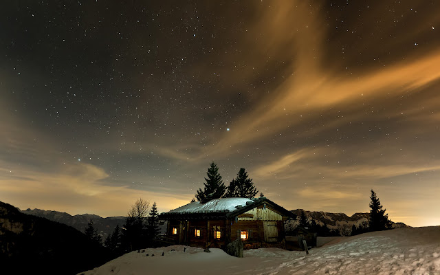 Beautiful Winter Night Landscapes