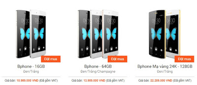 Thế giới di động tung sản phẩm "Tin Đồn" Bphone có giá dưới 10 triệu