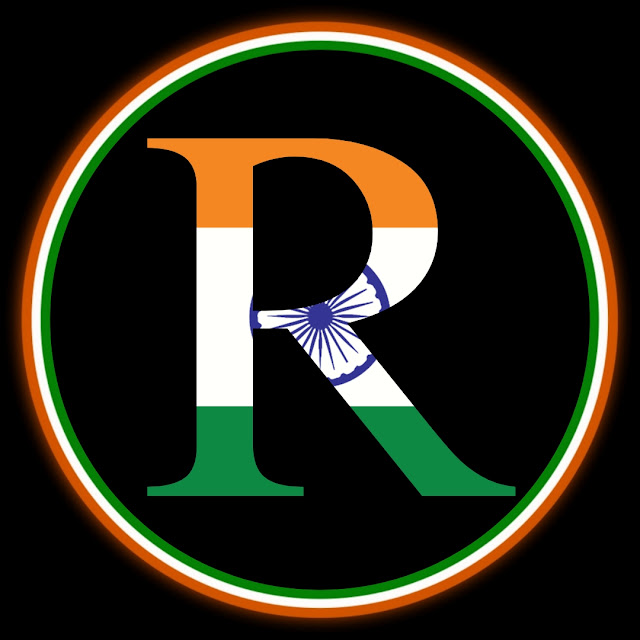 R Letter Independence Day DP