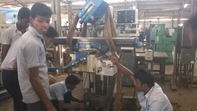 MECH MAINTENANCE MILLING MACHINE BREAKDOWN WORK GITI TRICHY