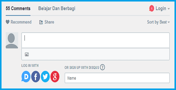 AKHIRNYA BLOG MEMAKAI KOMENTAR DISQUS