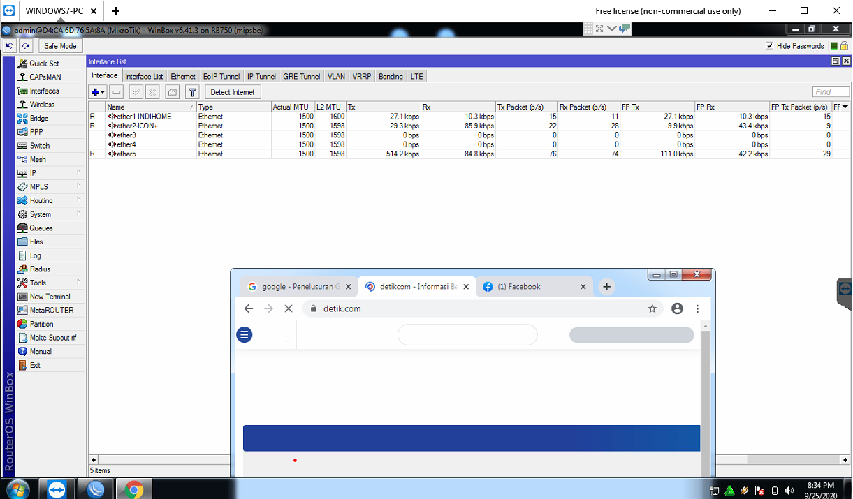 Cara Setting Loadbalancing PCC Berbeda ISP