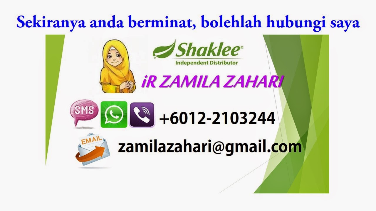 PRODUK SHAKLEE UNTUK ATASI SEMBELIT YANG BERLARUTAN DAN 