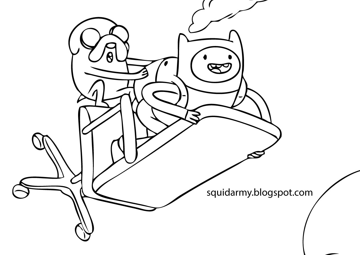 Check spelling or type a new query. Adventure Time Coloring Page
