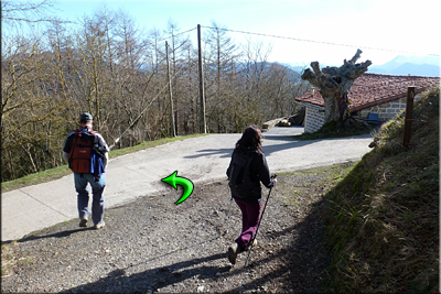 Pista cementada, izquierda