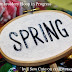 Spring French Knot Embroidery Hoop Wall Art by I Sew Cute