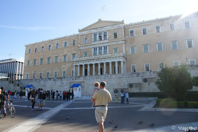 Il palazzo del Parlamento di Atene, un tempo Palazzo Reale